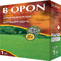 Удобрение гранулированное осеннее для газонов, Biopon Польша, коробка 1 кг