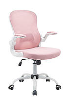 Кресло детское Candy металл механизм Tilt, спинка сетка сиденье мембранная ткань Розовая (Signal ТМ)