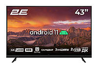 Телевизор 2E-43A06L LED 4K Smart Android11