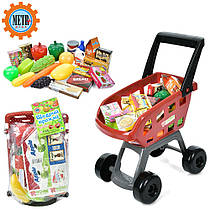 Ігровий набір супермаркет візок із продуктами 668-130C1 (сетка з продуктами)