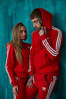 Костюм спортивний Adidas зимовий червоний XS