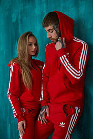 Костюм спортивний Adidas зимовий червоний XS