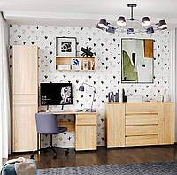 Спальня дитяча комплект Еверест Лайт 4 Дуб Сонома