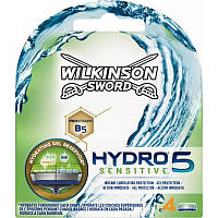 Сменные кассеты Wilkinson Hydro 5 Sensitive, на 5 лезвий (4шт.)