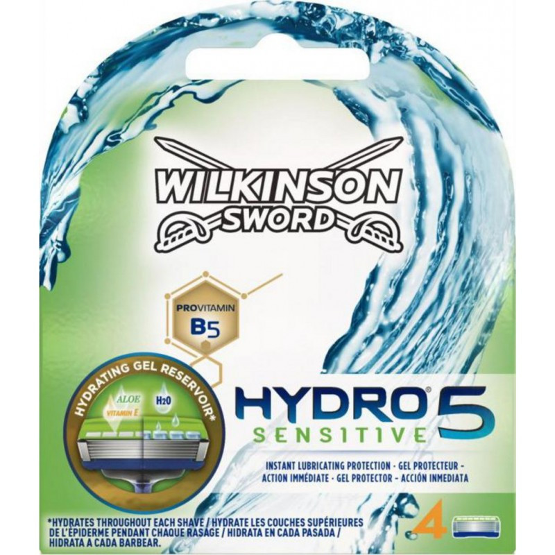 Змінні касети Wilkinson Hydro 5 Sensitive, на 5 лез (4шт.)