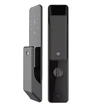 Розумний дверний біометричний замок SEVEN LOCK SL-7775BF black, фото 3