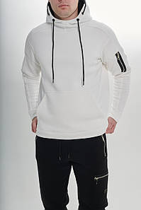 Зимовий худі з начосом молочний RAPID Grandтостовка / кофта ПОДАРОК