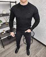 Мужская кофта свитер Armani H4160 черная
