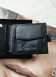 Чоловічий подарунковий набір Calvin Klein ремінь і гаманець black, фото 6