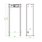 Стаціонарний арочний металодетектор ZKTeco ZK-D3180, фото 5