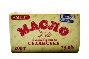 Масло"АМЗС"ГОСТ 200г Одеса
