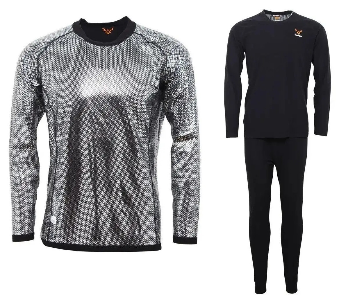 Чоловіча натільна термобілизна (кофта та штани) Remington Thermal Reflective (Чорний) S