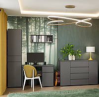 Спальня дитяча комплект Еверест Лайт 4 Графіт