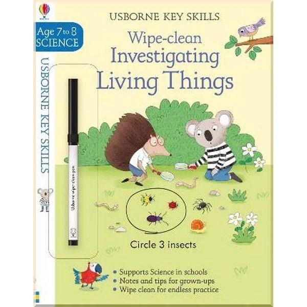 Книга Wipe-Clean Investigating Living Things (Age 7 to 8), фото 1
