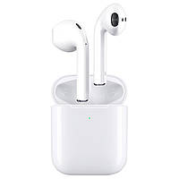 Наушники беспроводные с микрофоном в кейсе WUW R182 AirPods 2 Белый