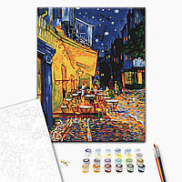 Картина по номерам Ночное кафе в Арле. Ван Гог Размер 40х50 см