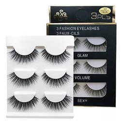 Накладні вії  SHIDI SHANGPIN  3D -Х10