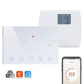 Безпровідний терморегулятор BEOK BOT-80RF з WI-FI для газового та електричного котла і теплої підлоги