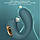 Жіночий вакуумний вібро стимулятор для масажу клітора і точки G, зелений, фото 4