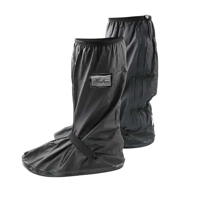Багаторазові захисні чохли на взуття від дощу та бруду (високі) H-212 (XL 43-45 розмір) Black