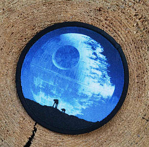 Star wars на клейовій основі Зіркові війни Зірка смерті блакитна