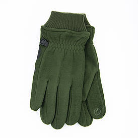 Чоловічі флісові рукавички із сенсорним пальцем (арт. 23-1-71) хаки