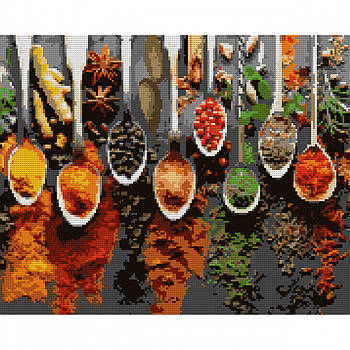 Алмазна мозаїка Світ спецій 40x50см на підрамнику SANTI (954715)