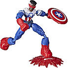 Marvel Avengers Ben Here Flex Captain America Super Hero Гнучка фігурка Капітан Америка, фото 3