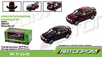 Машина металл 68311 (48шт/2) АВТОПРОМ, 2 цвета, 1:32 BMW X6, батар, свет, звук, откр.двери, в коробке 18*9*8