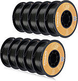 PLA-пластик Kingroon Filament для 3D принтера 1.75 мм 1 кг чорний в наявності, фото 2