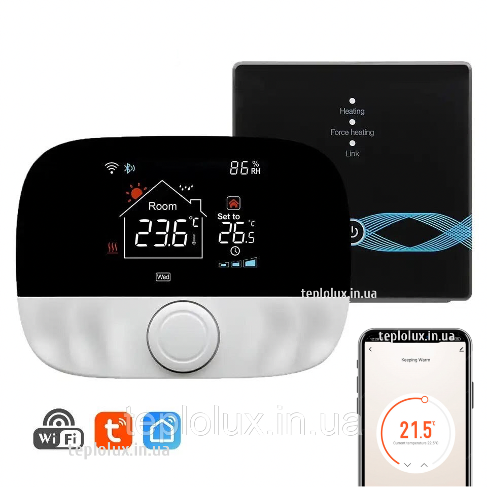 Бездротовий WI-FI терморегулятор Ecoset для газового та електричного котла Tuya smart / Smart life 9