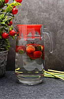 Кувшин Спейс з червоною кришкою 1.65мл Pasabahce 43674