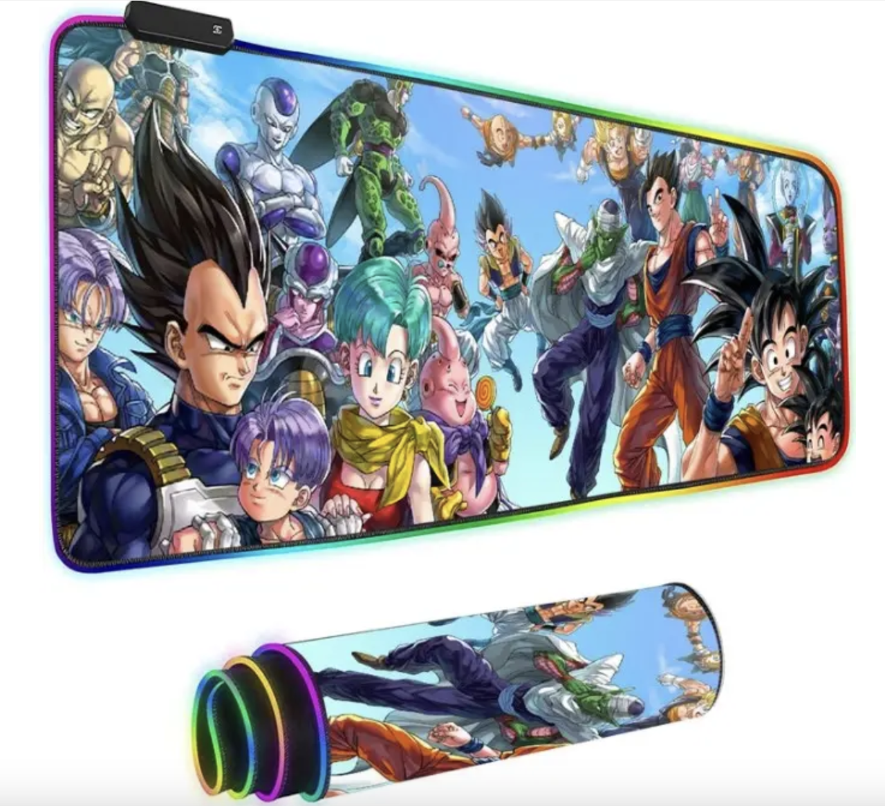 LED килимок для мишки dragon ball 80х30 см print, 7