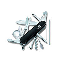 Складаний ніж мультитул Victorinox Explorer 91 мм 16 функцій Чорний (1.6705.3) оригінал