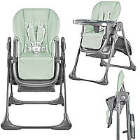 Стульчик-трансформер для кормления малыша Kinderkraft Tastee Olive, Складной стульчик для детей