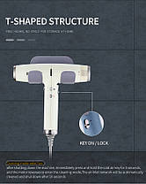 Фен для Укладання Волосся KEMEI KM-H3 1800Вт c Насадкою Концентратором, Стильна Зачіска за Кілька Хвилин, фото 3