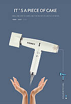 Фен для Укладання Волосся KEMEI KM-H3 1800Вт c Насадкою Концентратором, Стильна Зачіска за Кілька Хвилин, фото 4