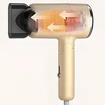 Фен для Укладання Волосся KEMEI KM-6838 2000Вт Дорожній Складаний, Стильна Зачіска за Кілька Хвилин, фото 3