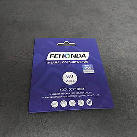 Термопрокладка Fehonda Original 100x100x3mm (8W/m*k) (TF)