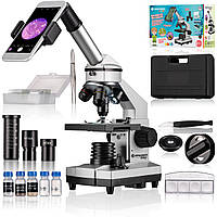 Микроскоп для детей Bresser Junior Biolux CA 40x-1024x с адаптером для смартфона + кейс (8855002)