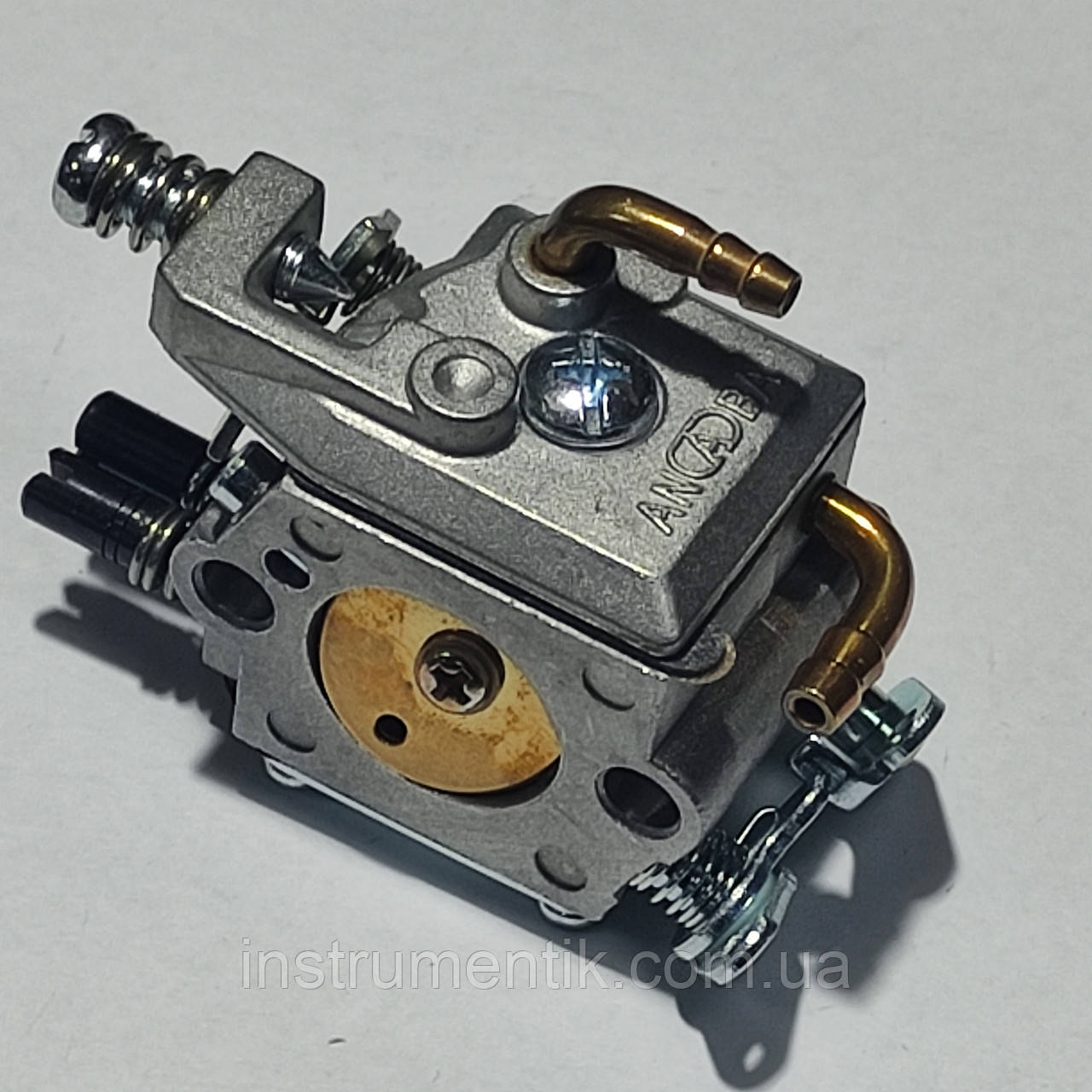 Карбюратор для бензопил 4500, 5200 з виходом під праймер метал, фото 1