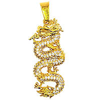 Підвіска на ланцюжку "Дракон" сталь 14К