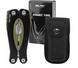Складаний ніж Mil-Tec Multitool Kombi 9в1 Мультитул з Чохлом багатофункціональний 15402001