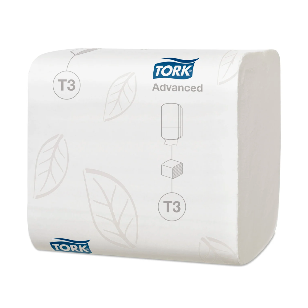 Листовий туалетний папір TORK T3 (Advanced) 242 листи, 2 шари 114271