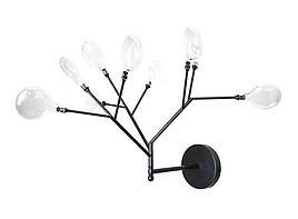 Бра 756LPR0031-9 BK+CL