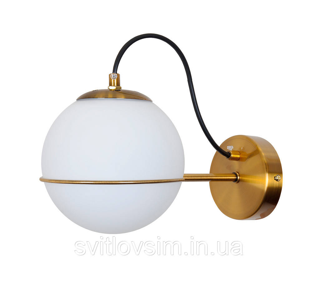 Бра 761J2017-1 BRZ+WH, фото 1