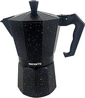 Кофеварка гейзерная Empire Делукс EM-6602 0.2 л, черная