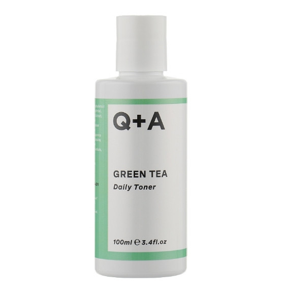 Тонер з алое вера та зеленим чаєм Q+A Green Tea Daily Toner 100 мл
