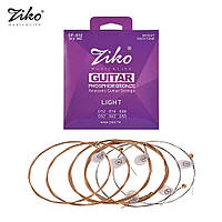 Струны Ziko Light DP-012 (.012/.053) Phosphor Bronze (Фосфорная бронза)