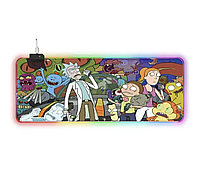 LED коврик для мышки "Rick and morty" 80*30 см., Print13